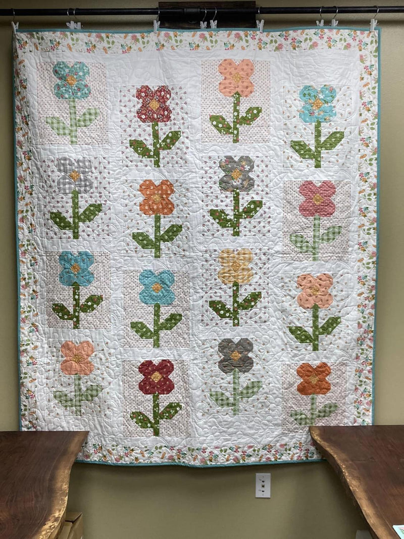 Bountiful Blooms Flower Shoppe Quilt Kit