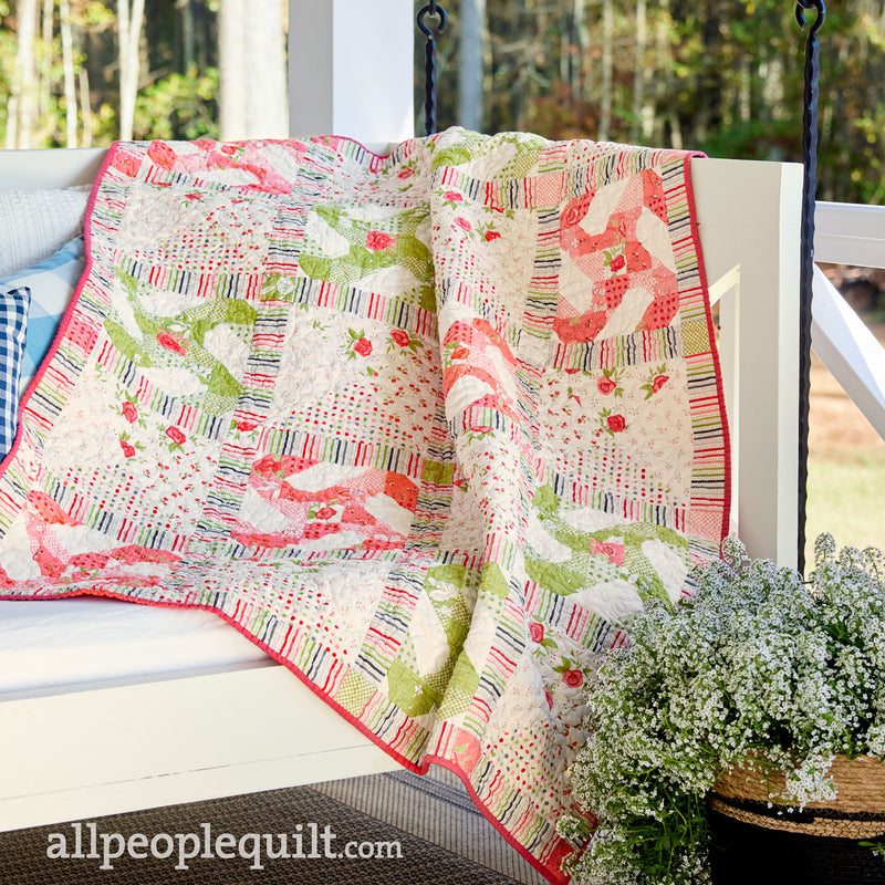Rosy Disposition Quilt Kit w/o Magazine