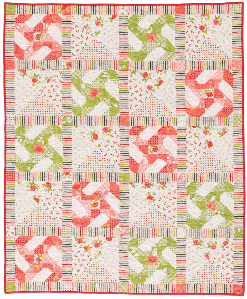 Rosy Disposition Quilt Kit w/o Magazine