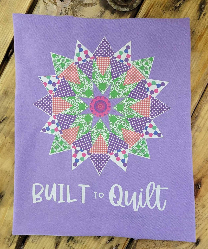 Built to Quilt Violet  Comfort Colors