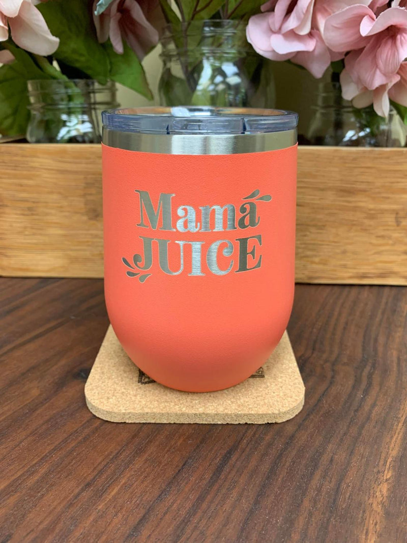 Mama Juice Wineglass