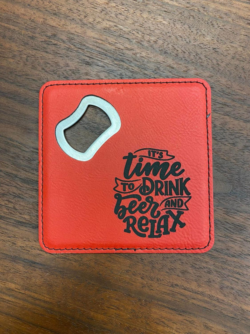 Time to Drink Beer Coaster/Bot