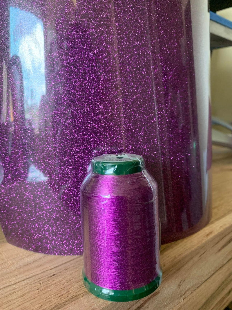 Purple Embroidery Glitter Kit