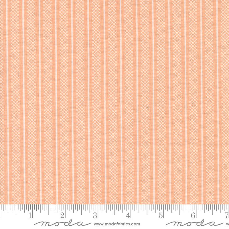 Flower Girl Hatched Stripes Peachy 31735 17