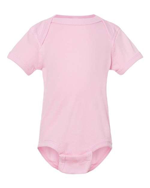 Rabbit Skins Baby Rib Bodysuit Pink