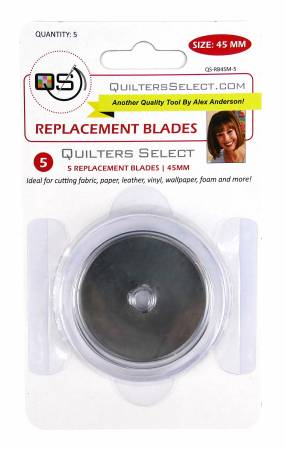 Quilters Select Rotary Cutter Re[lacement Blade 5Ct