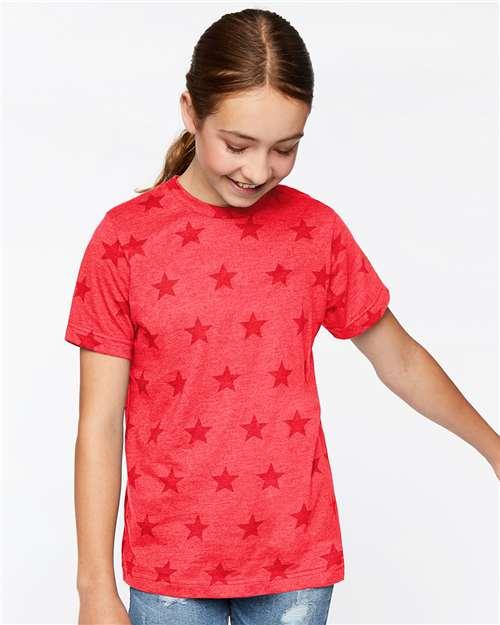 Toddler Code Five Star Tee Red
