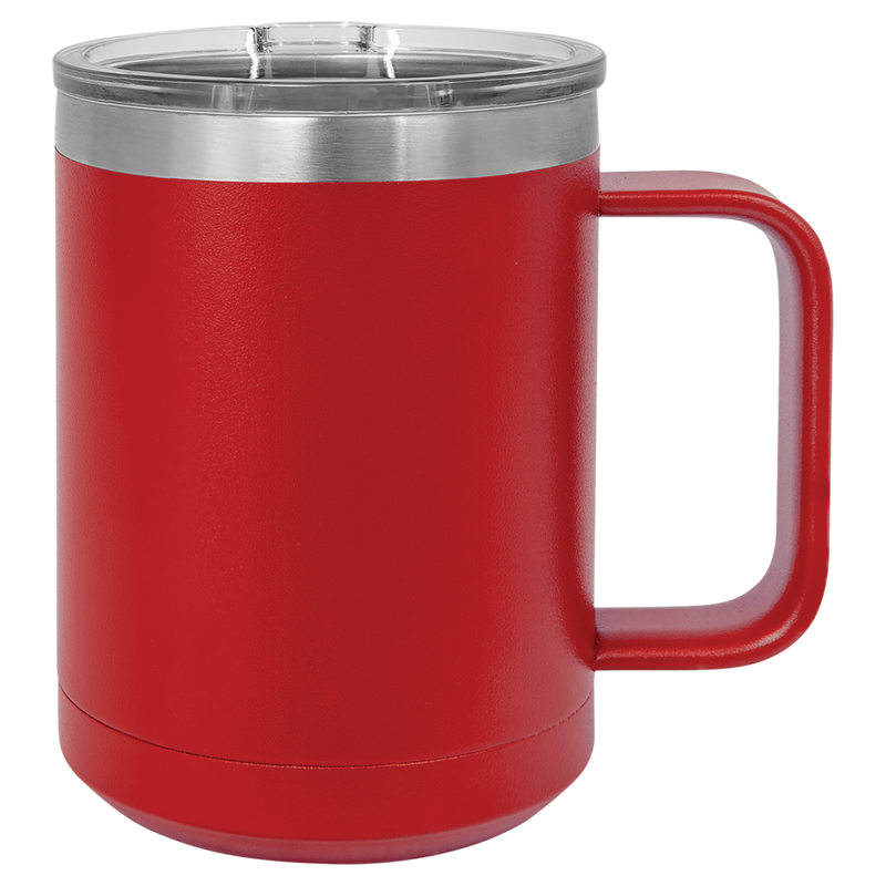 15oz Polar Camel Coffee Mug Red