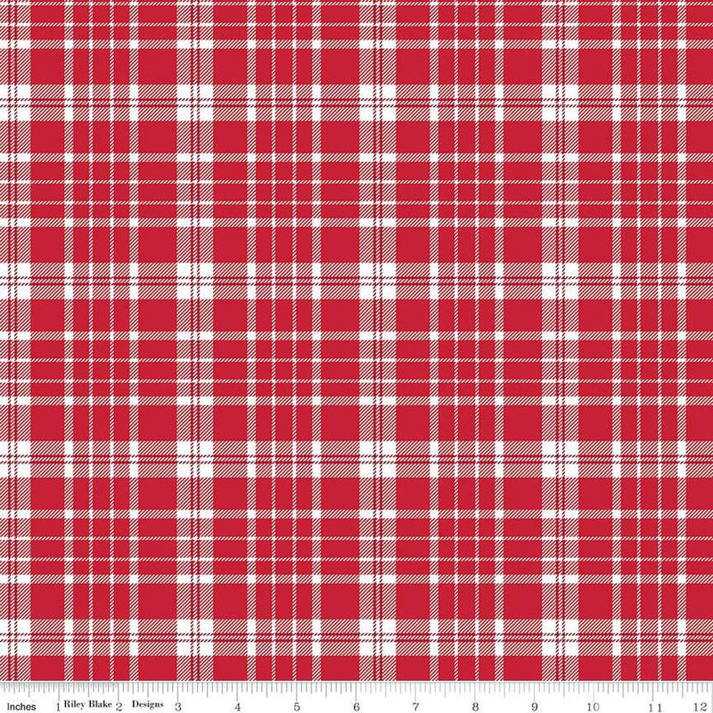 American Beauty Plaid Red