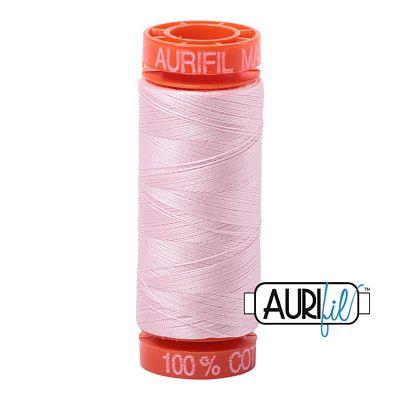 Aurifil 2410 200m 50wt Pale Pink