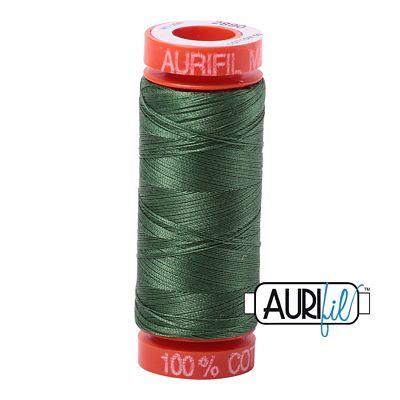 Aurifil 2890 200m 50wt Very Dark Green