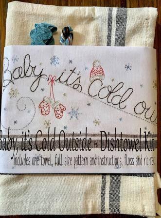 Baby Cold Outside Dishtowel Kit