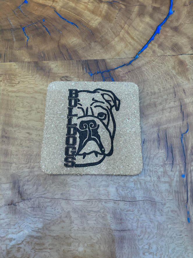 Bulldog Cork Coaster
