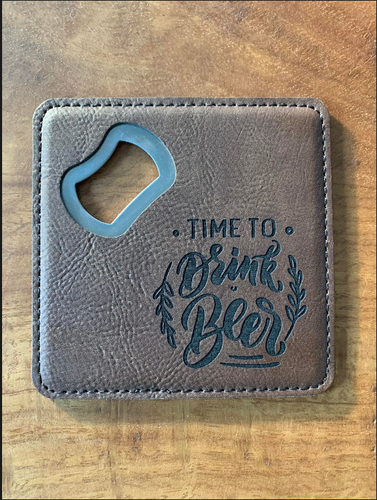 Time to Drink Beer Coaster/Bot