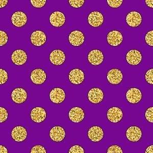 HTV Purple and Gold Dot