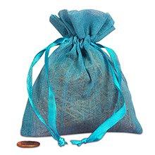 4x5 Blue Muslin Bag
