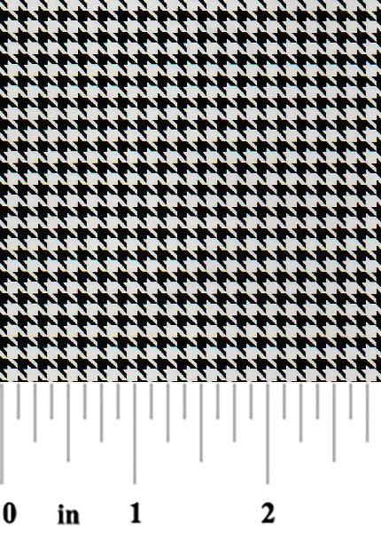 Mini Black and White Houndstooth