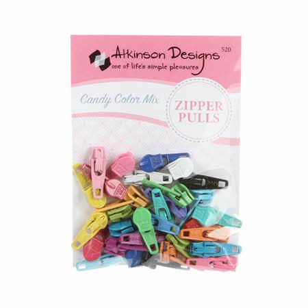 Candy Color Zipper Pulls