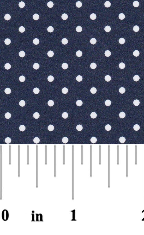 White Dots on Navy