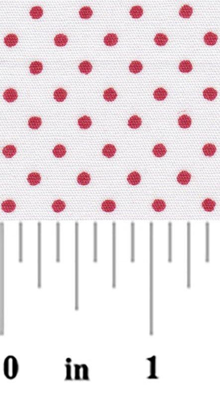 Red Dots on White