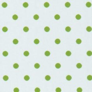 Apple Green Dots on White