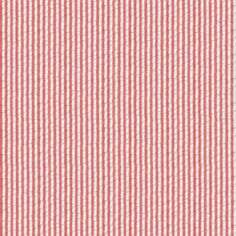 Seersucker Stripe Red