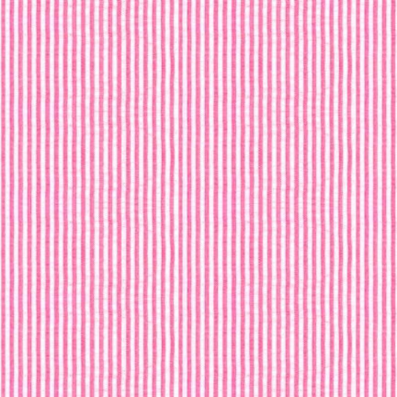 Seersucker Stripe Hot Pink