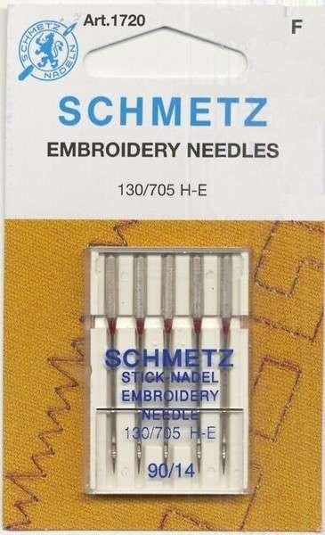1720 Schmetz 14/90 Embroidery Needle