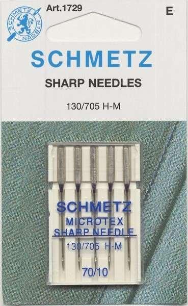 1729 Schmetz 70/10 Microtex Needle