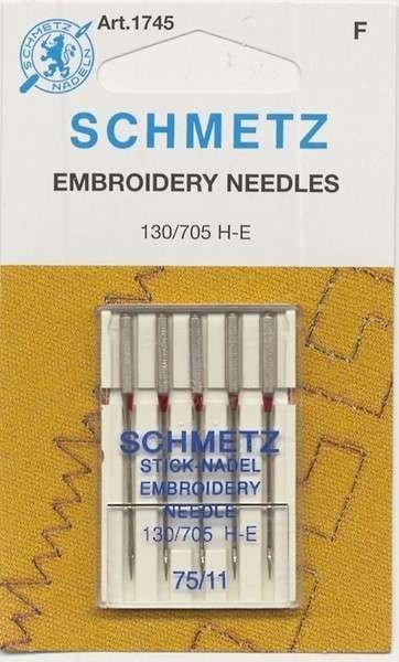 1745 Schmetz 11/75 Embroidery Needle