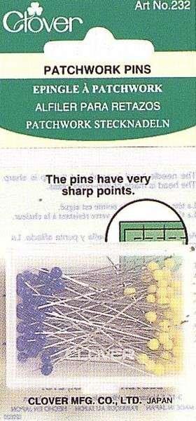 Patchwork Glasshead Pins