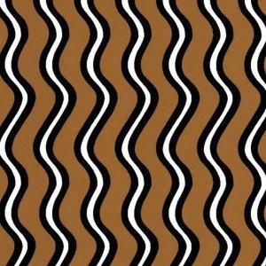 Black and Gold Waves- Fabric