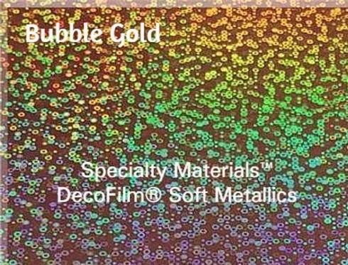 Bubble Gold DecoFilm Soft