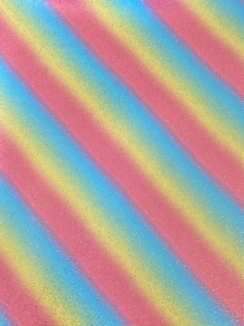 Diagonal Glitter Stripe Faux
