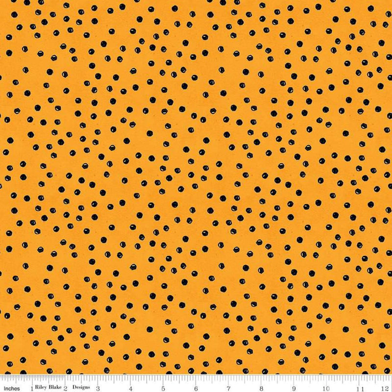 Scattered Dots Orange