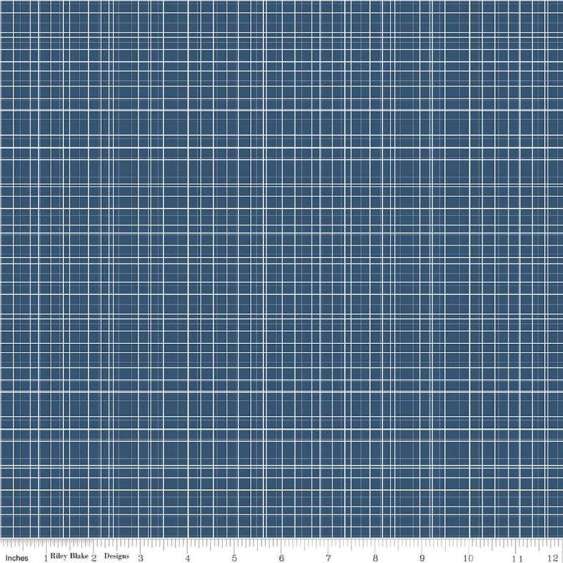 Bloom and Grow Plaid Navy
