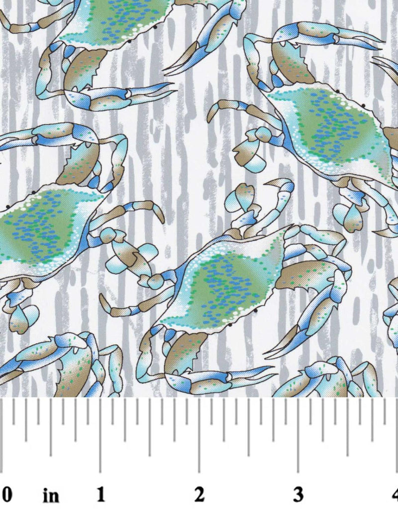 Blue Crab Fabric