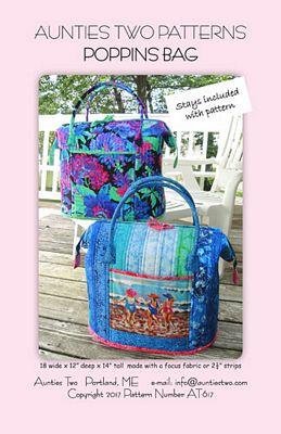 Poppins Bag Pattern and Stays