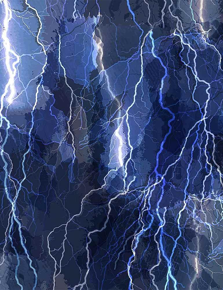 Crackling Lightning Bolts