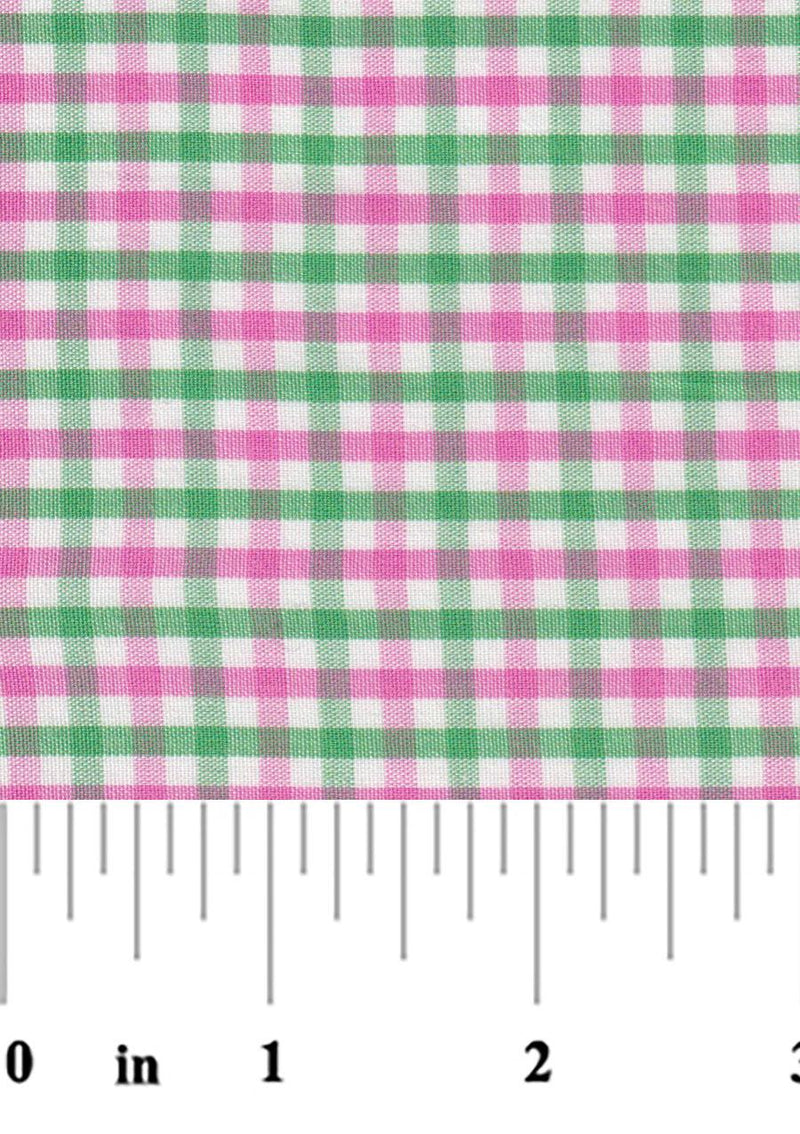 Pink and Green Check T-119