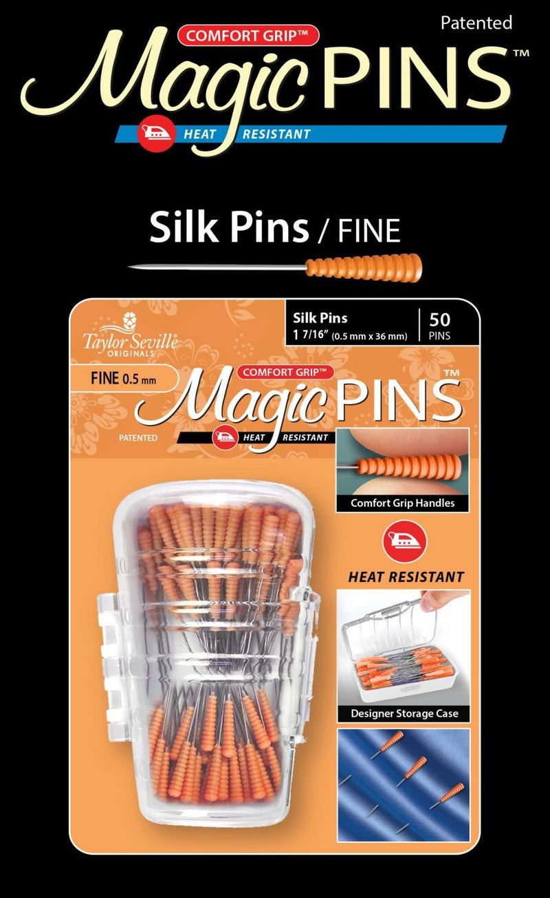 Magic Pins Silk Pins Fine 50ct