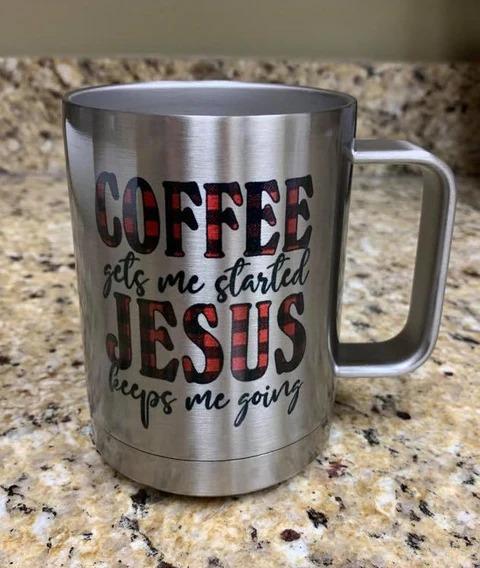 Jesus Keeps Me SS Mug
