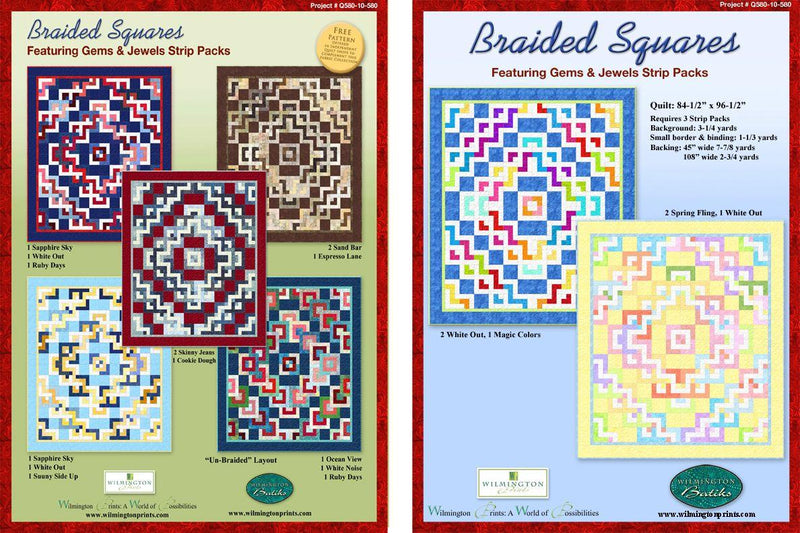Braided Squares Quilt Pattern