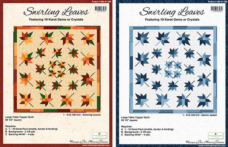 Swirling Leavesi Quilt Pattern