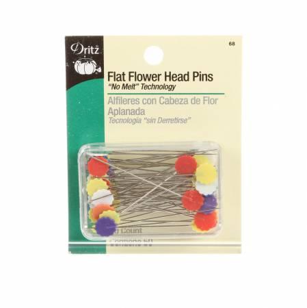 Flat Flower Head Pin Colors