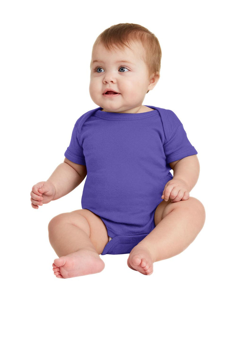 RS Baby Rib Bodysuit Purple
