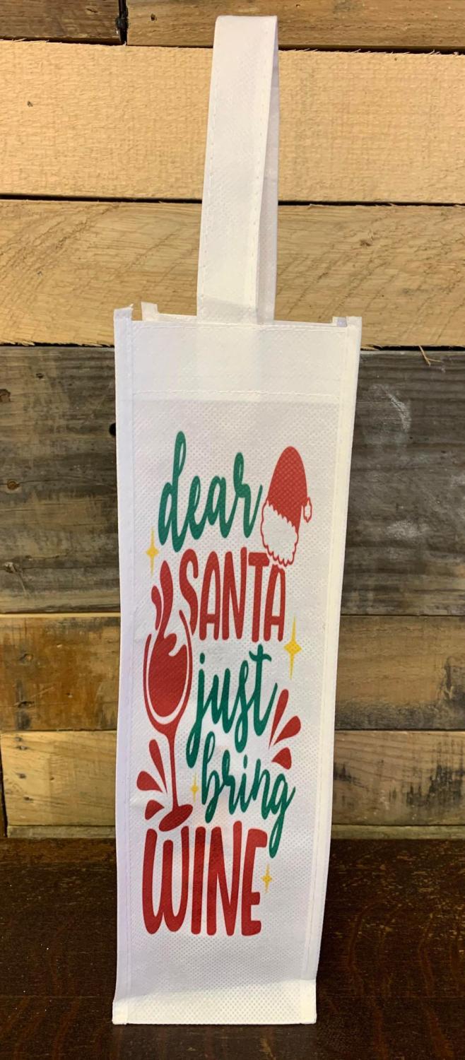 Santa Bring Wine Bag