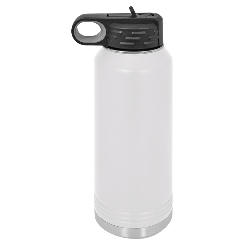 32oz White Water Bottle