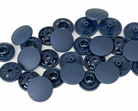 Navy Tool-less Snap Fasteners 13mm