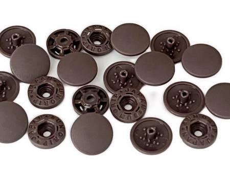 Brown Tool-less Snap Fasteners 13mm